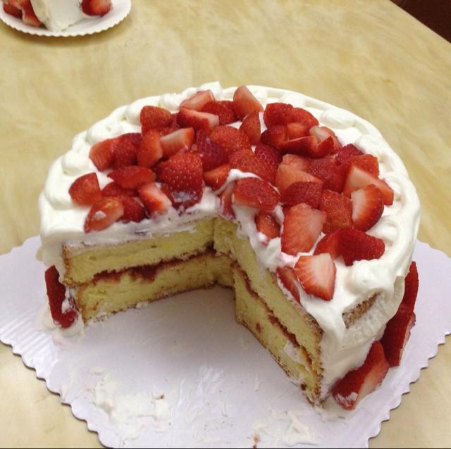 草莓蛋糕的做法 步骤4