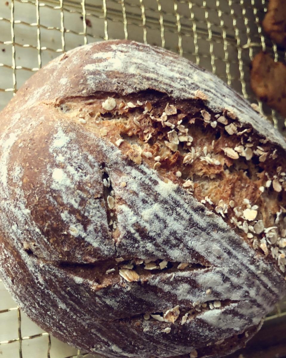 晓达琳做的麦麸面包