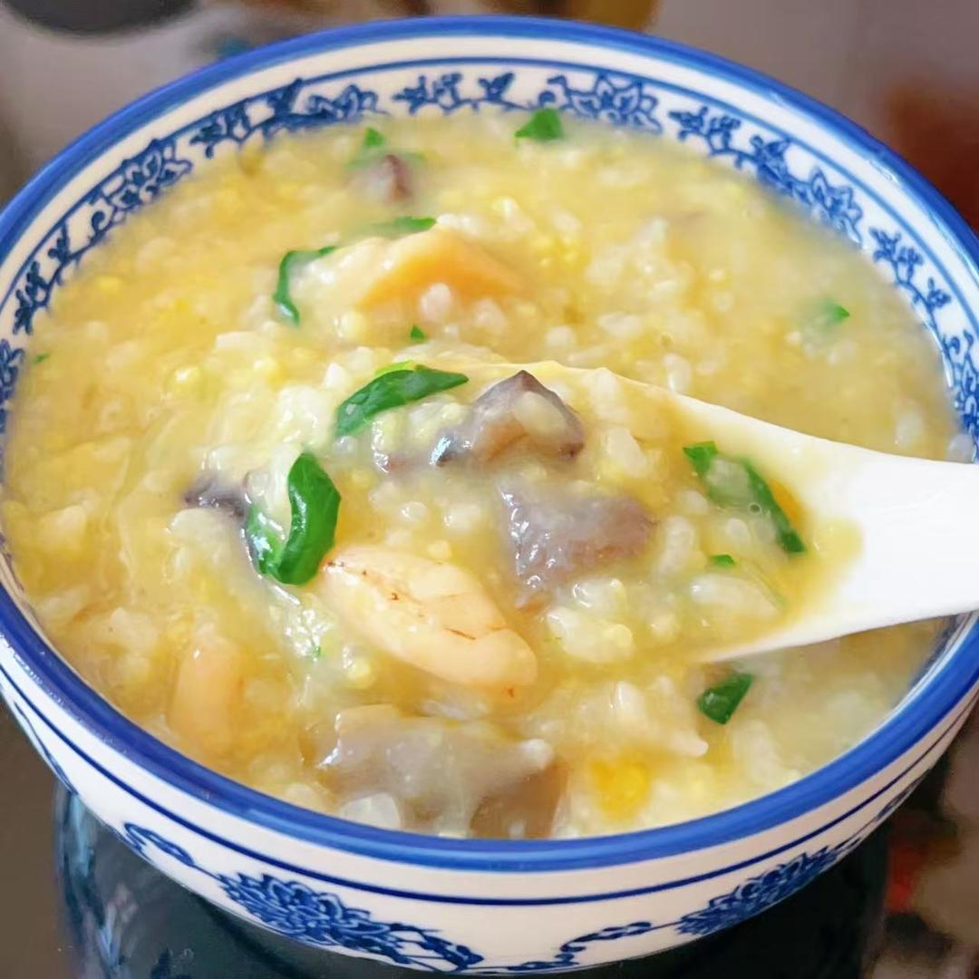 海参蟹脚粥的做法 步骤7