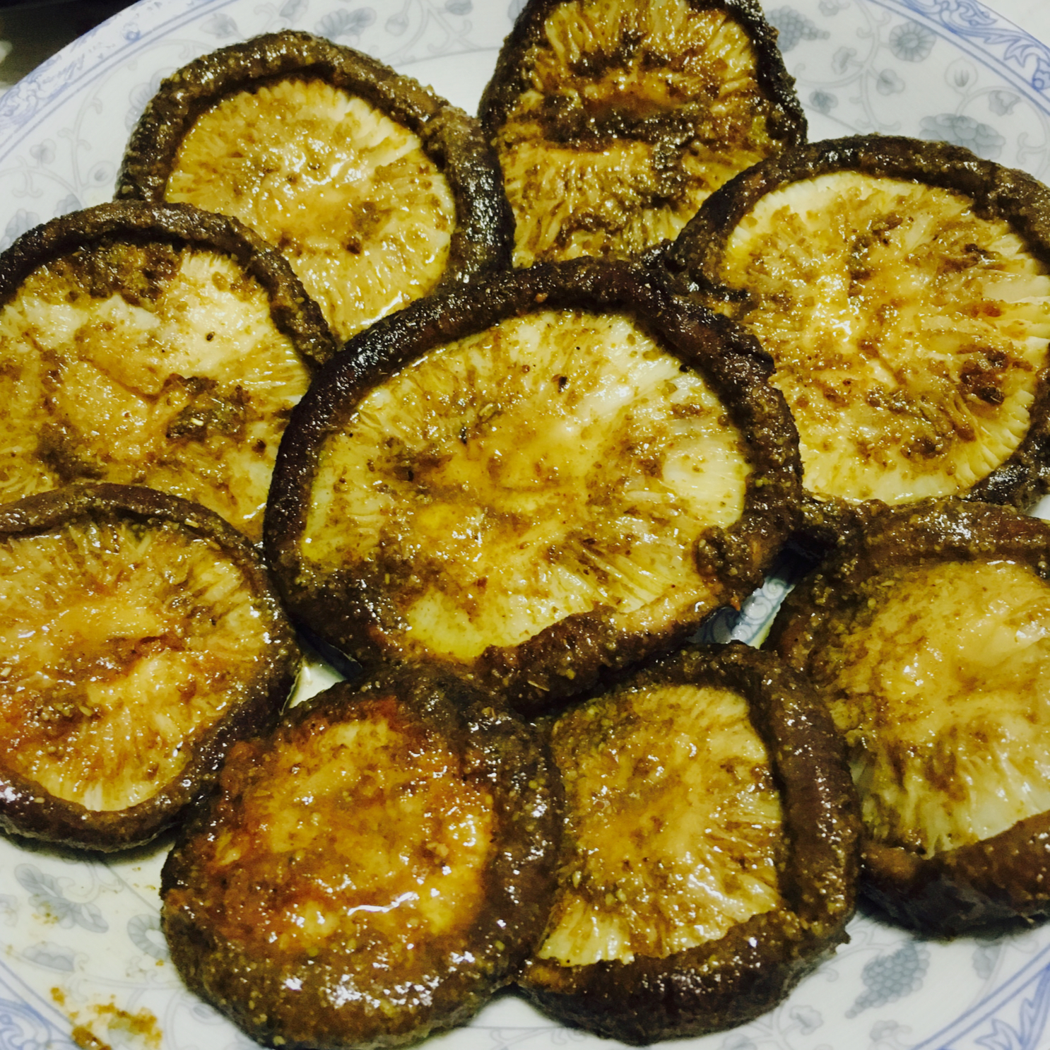 孜然烤香菇