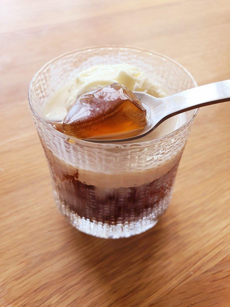 maryluke做的咖啡冻白凉粉版附其它口味