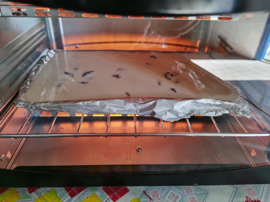 无需揉面‼️只要拌一拌就能做酥掉渣‼️好吃到爆的蔓越莓烤年糕‼