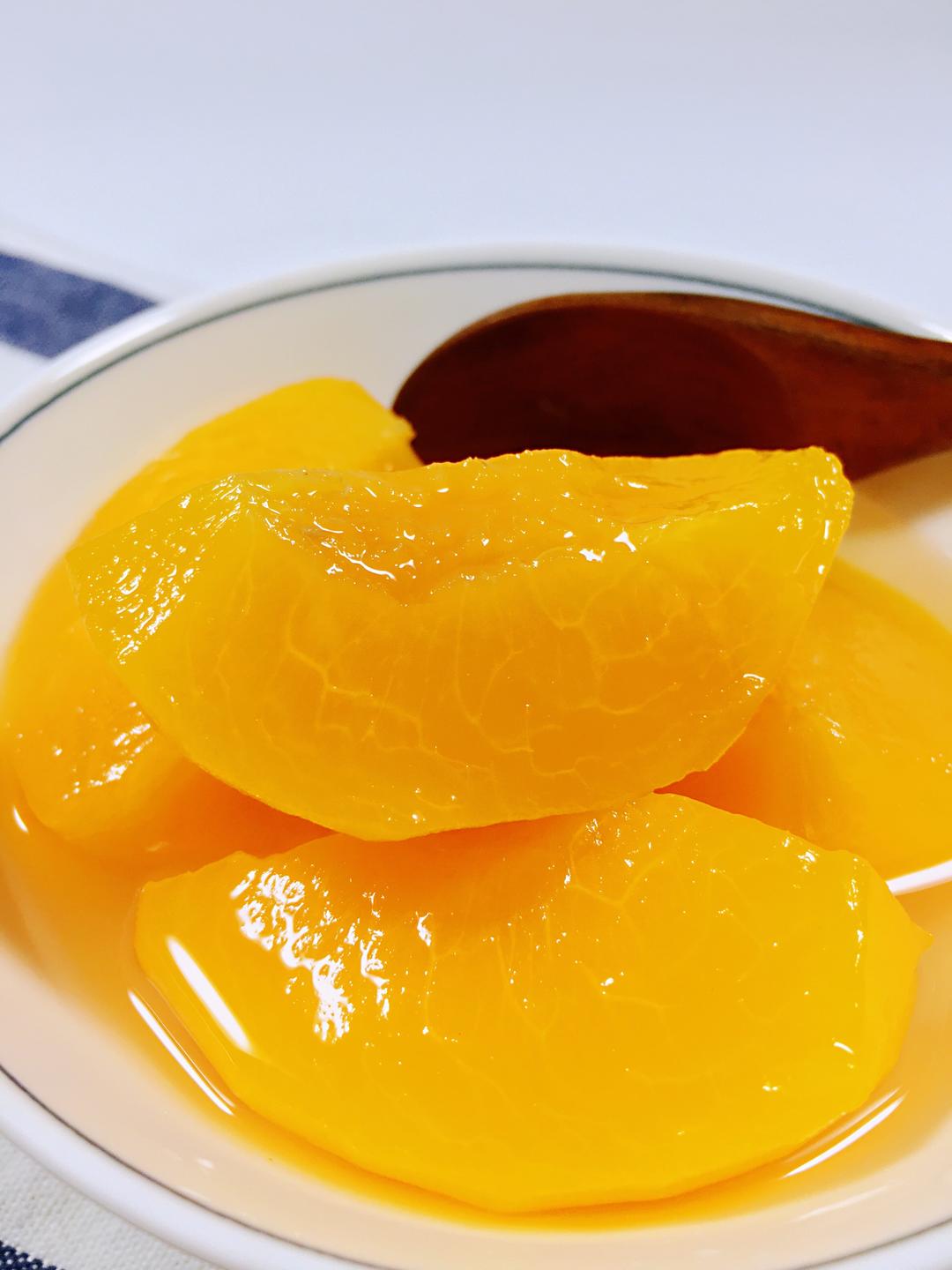 口感不比外面差的「冰糖黄桃罐头」