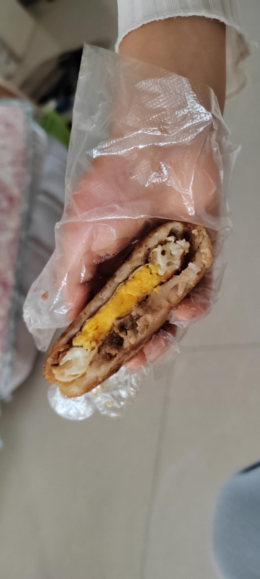 在家也能吃到鸡蛋堡