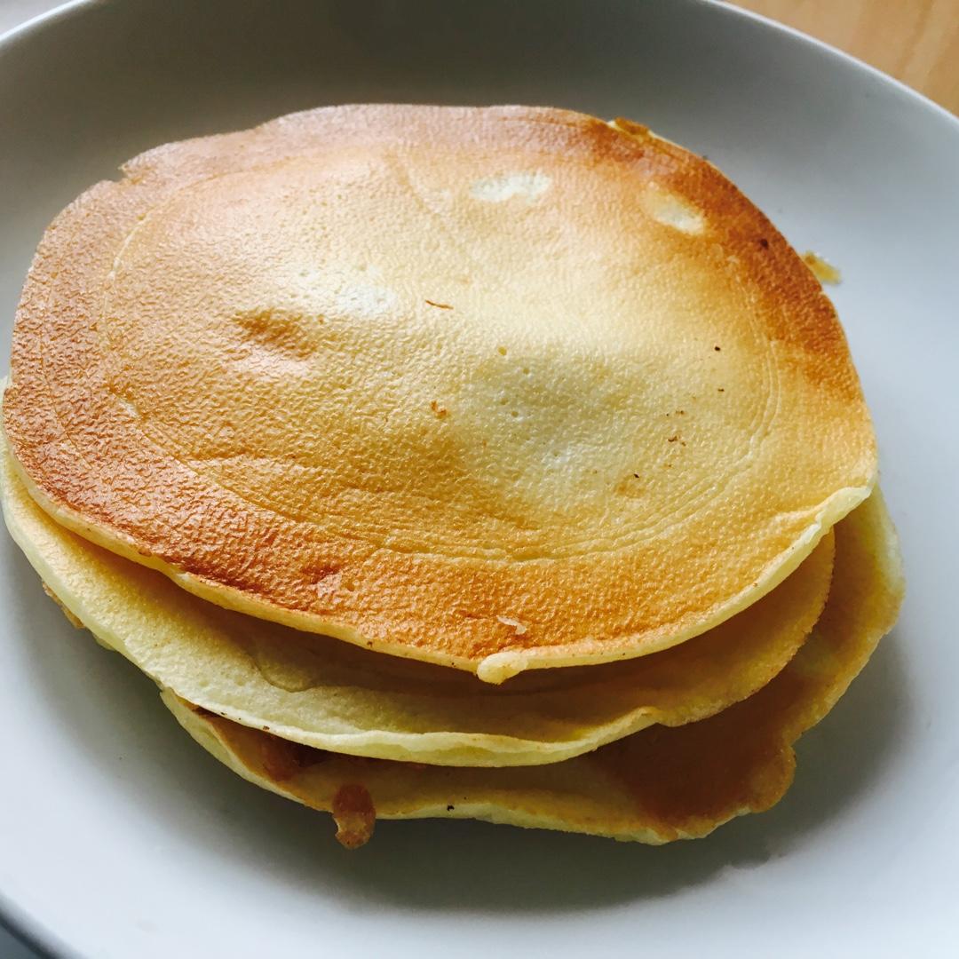 超级简单pancake【无黄油健康版】