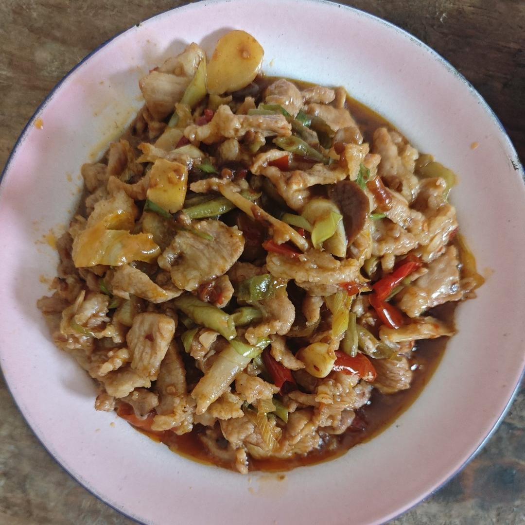 酸辣肉丝