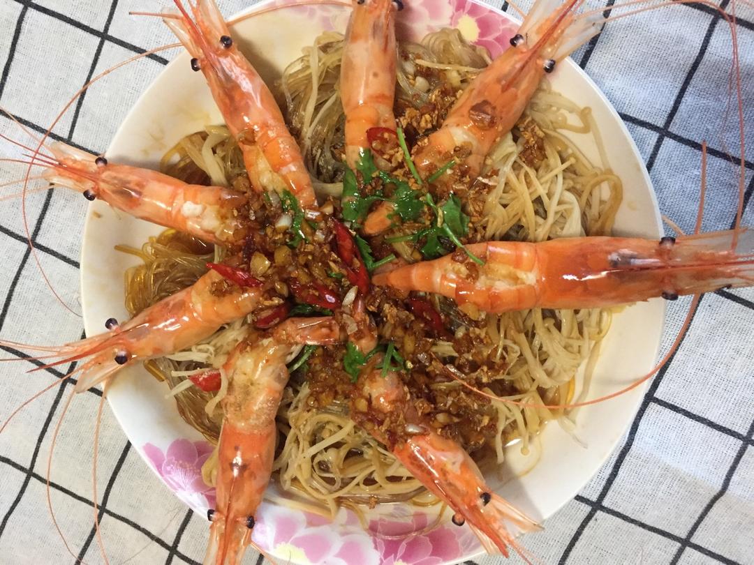 蒜蓉粉丝蒸虾