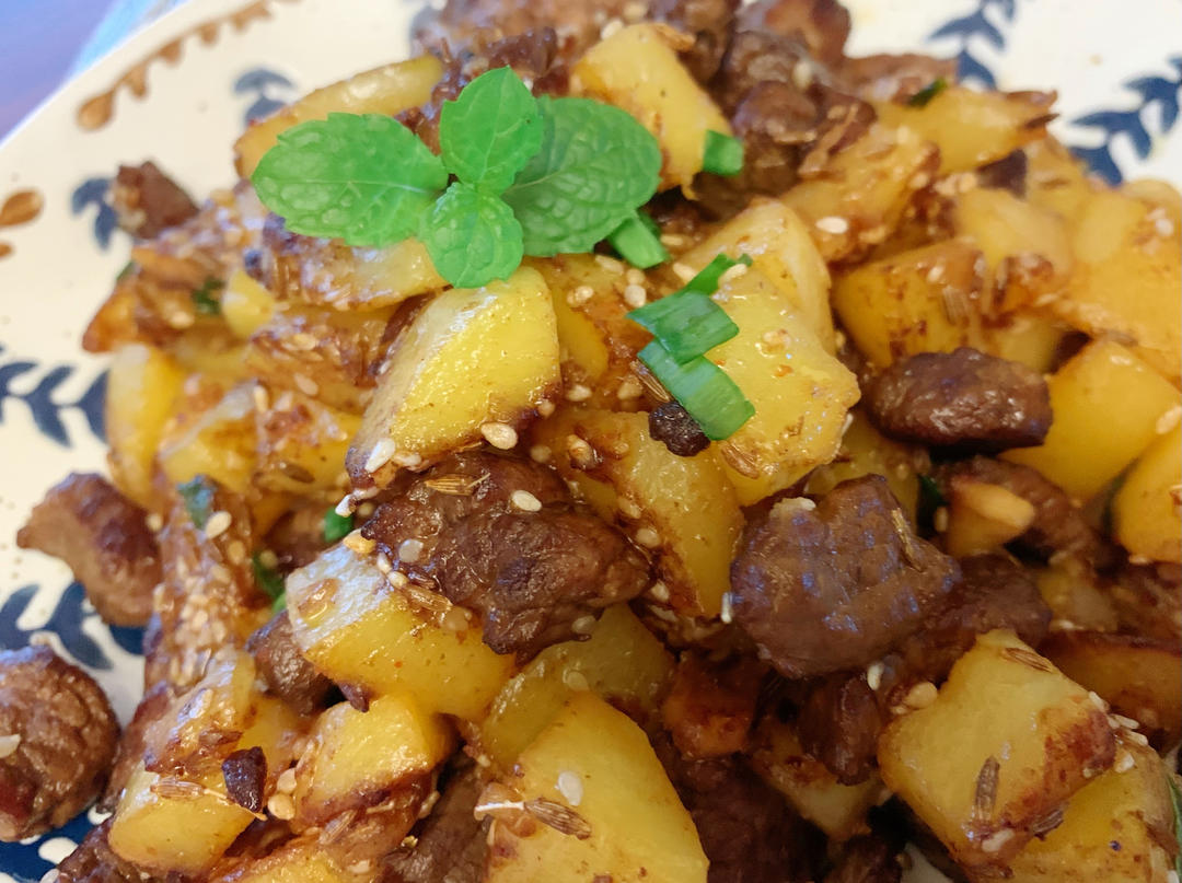 孜然牛肉土豆丁