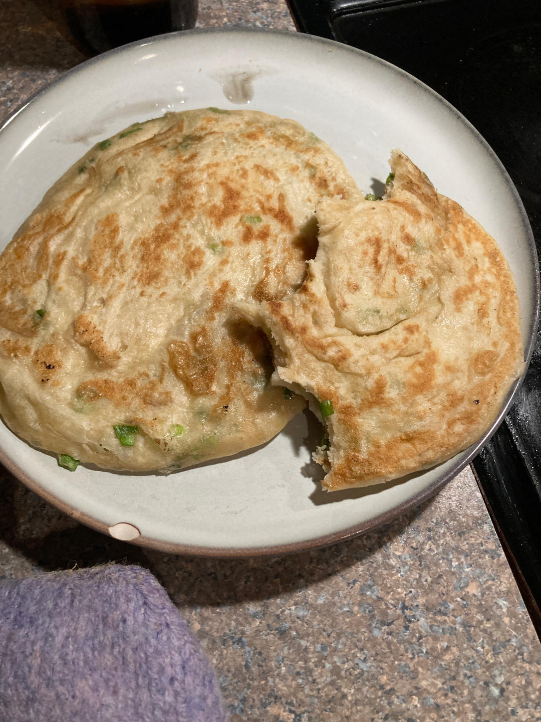 葱油饼～发面
