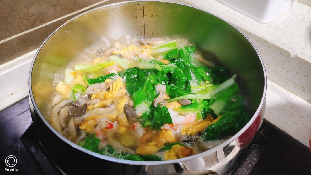 300大卡吃到撑 / 鲜美蘑菇烩青菜