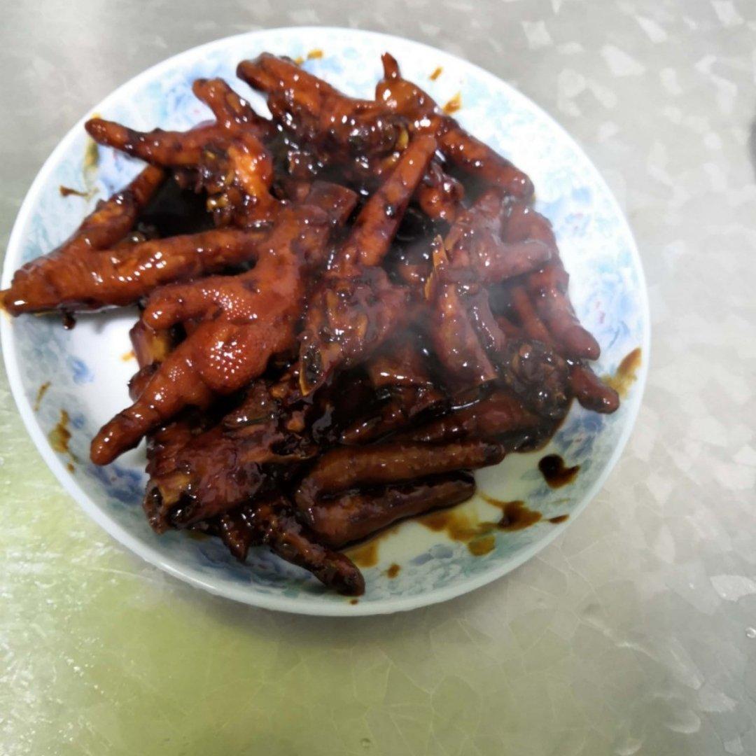 香辣烧鸡爪