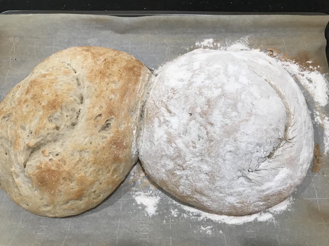 Sourdough 简单地道的酸面包-用自家做的酸面包酵母种做的做法 步骤11