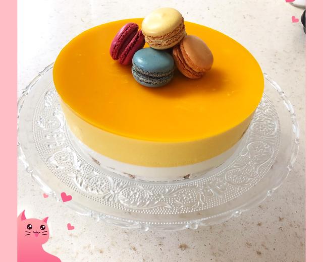 椰汁芒果慕斯8寸的做法