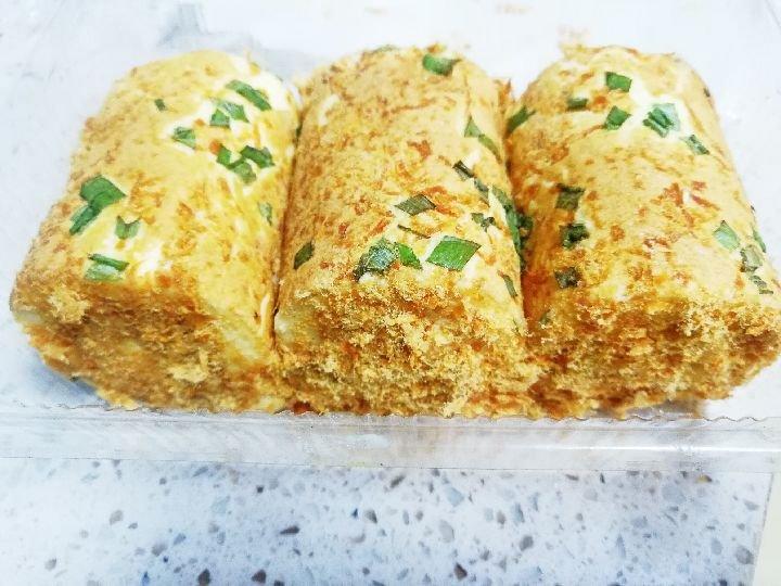 🥞肉松糯米蛋糕卷