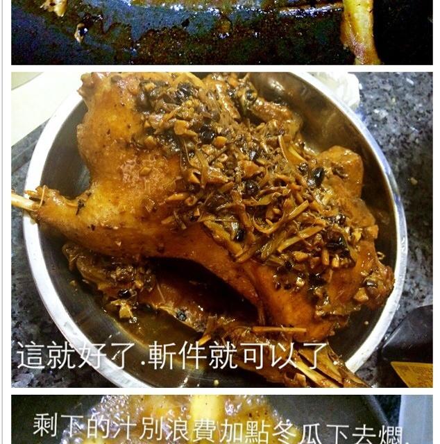 豆豉蒜蓉金針鴨的做法