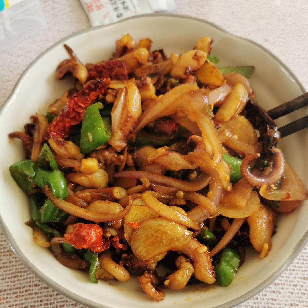 零厨艺爆炒章鱼须