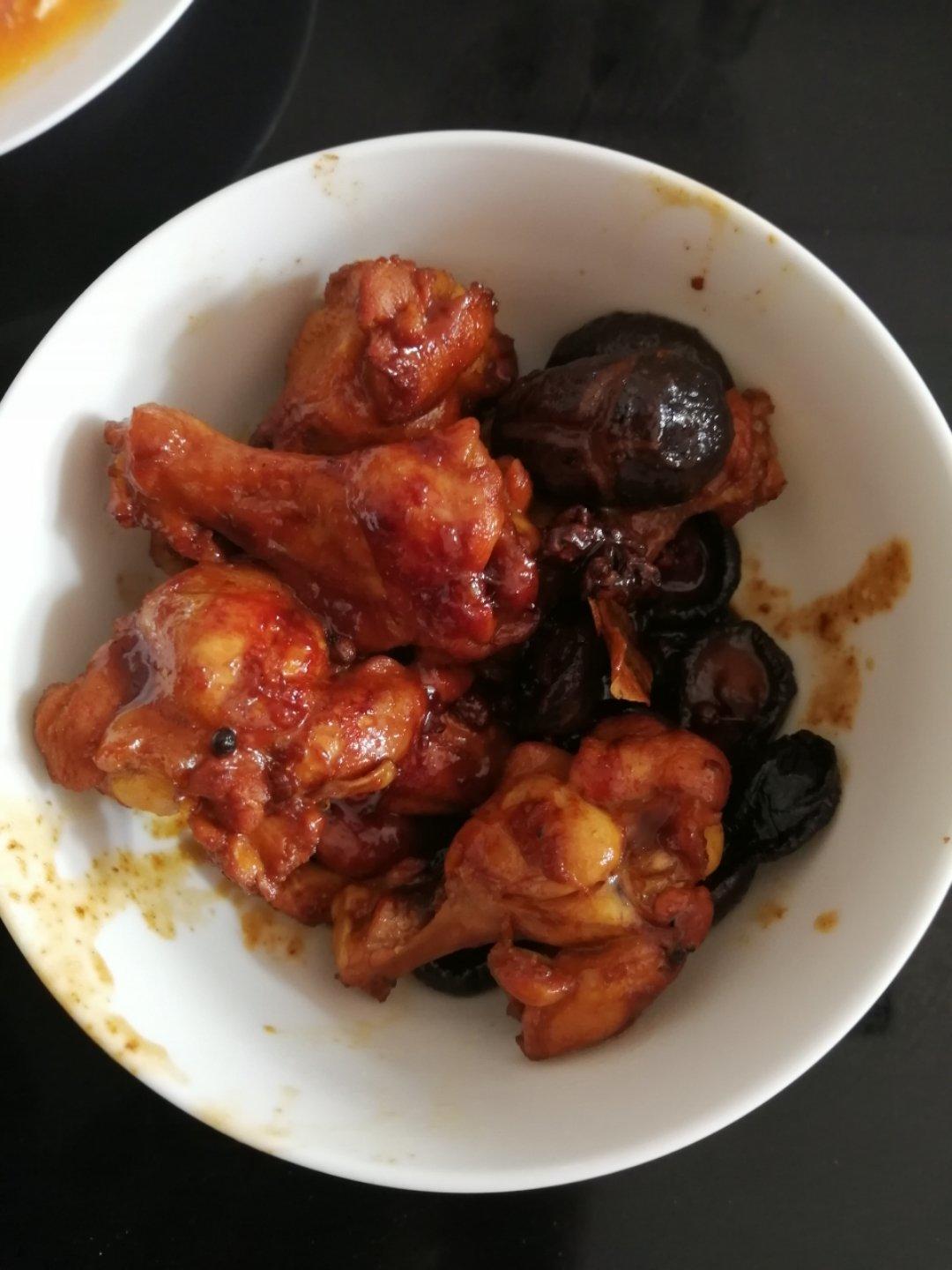 香菇炖鸡翅