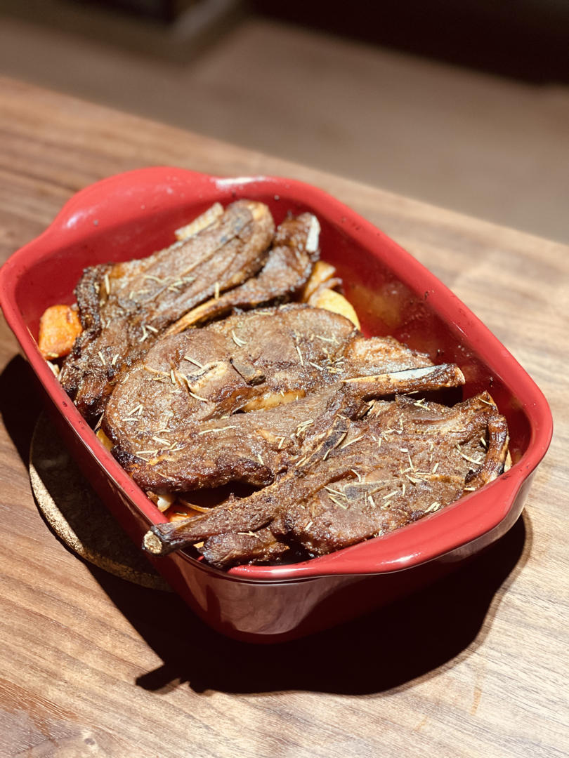 超好吃的烤羊排烤箱版