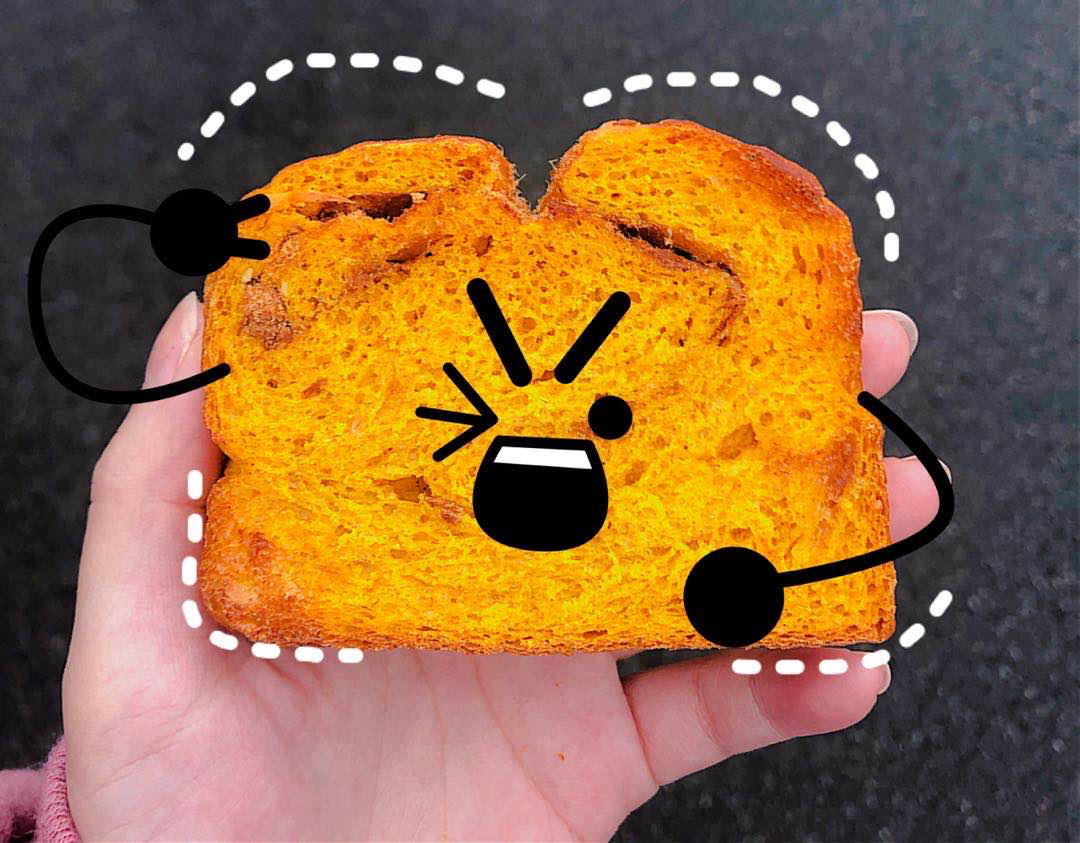 南瓜肉松小吐司