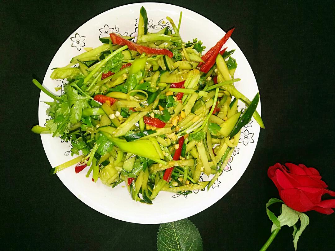 老虎菜的做法