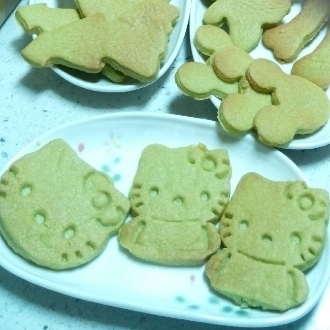 心形抹茶饼干