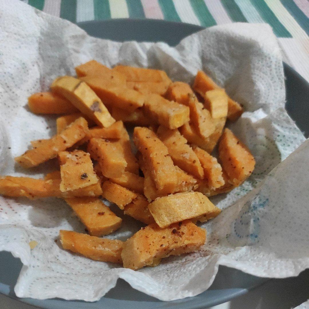 自制炸红薯条（比外边卖的更好吃）