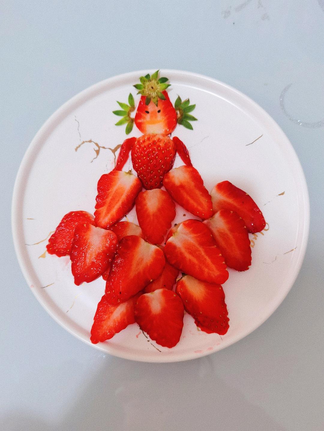 各种草莓拼盘🍓🍓创意水果拼盘持续更新