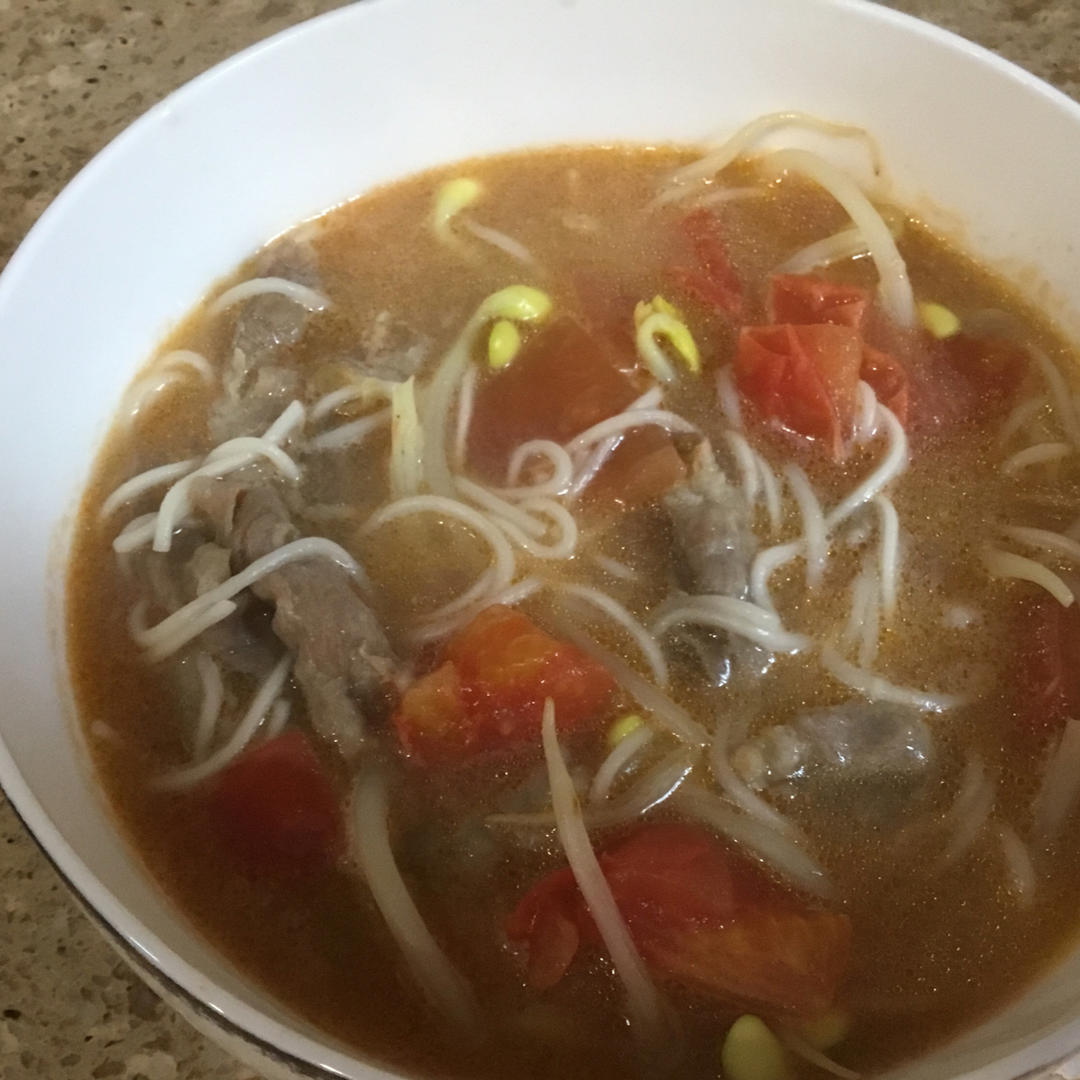 番茄土豆肥牛锅