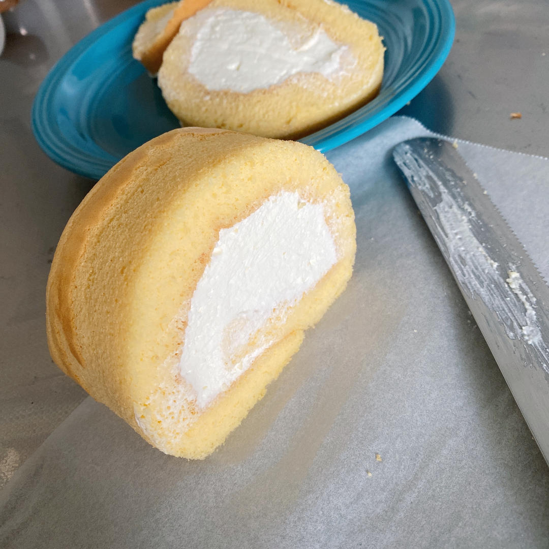 卷不裂的原味奶油蛋糕卷