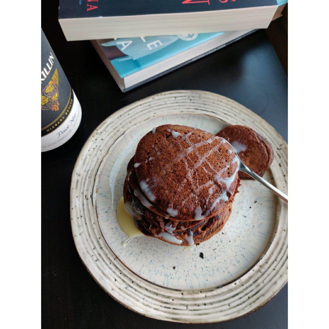 樱桃蓝莓朱古力PANCAKE