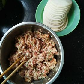 韭菜蒸饺