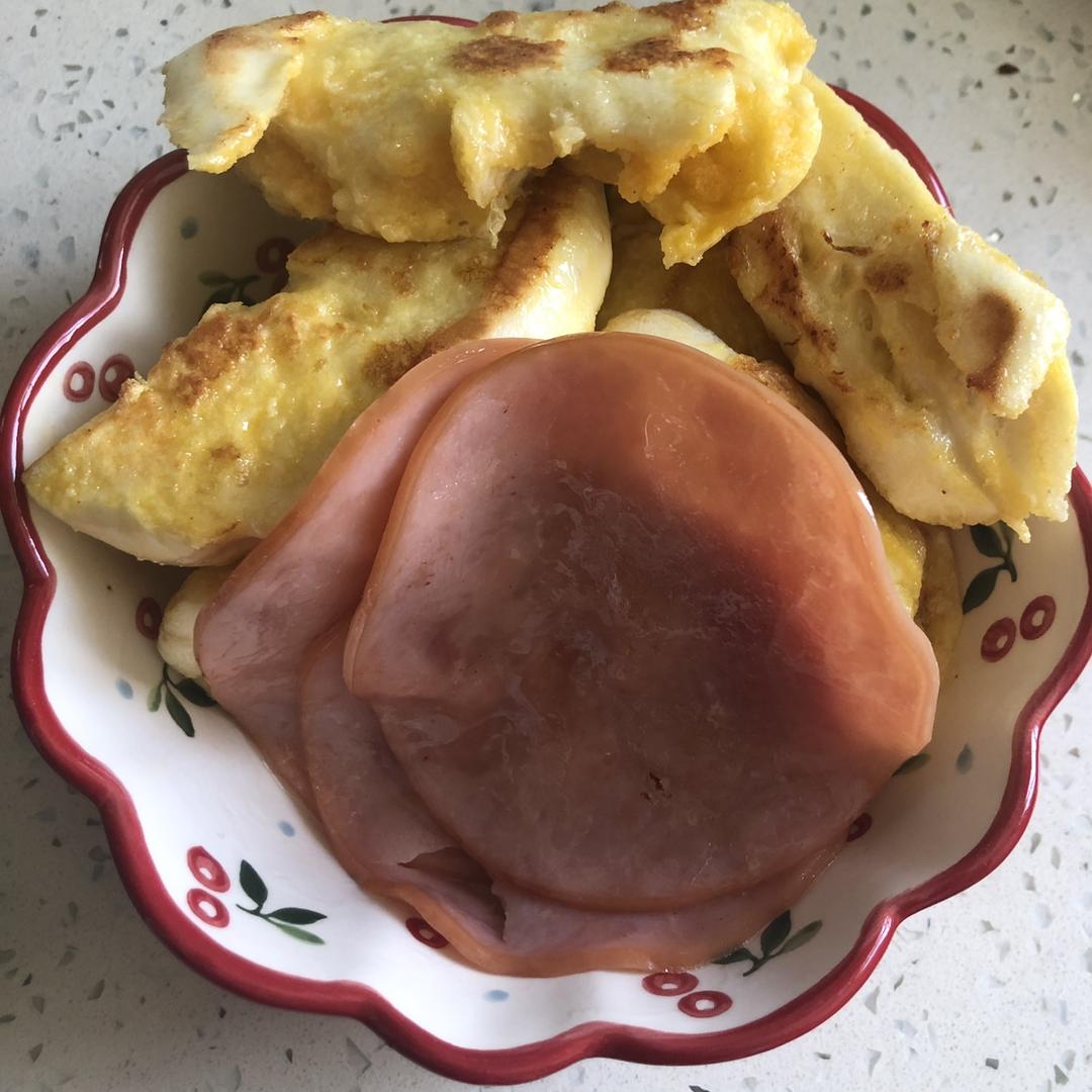 鸡蛋煎馒头片