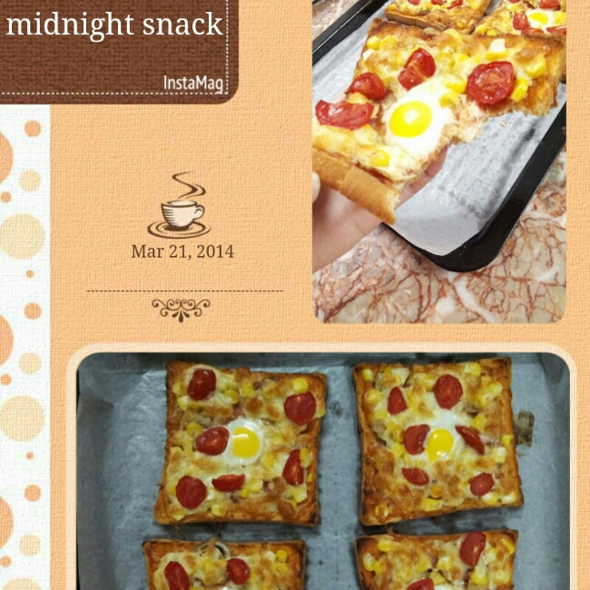 吐司太阳蛋披萨