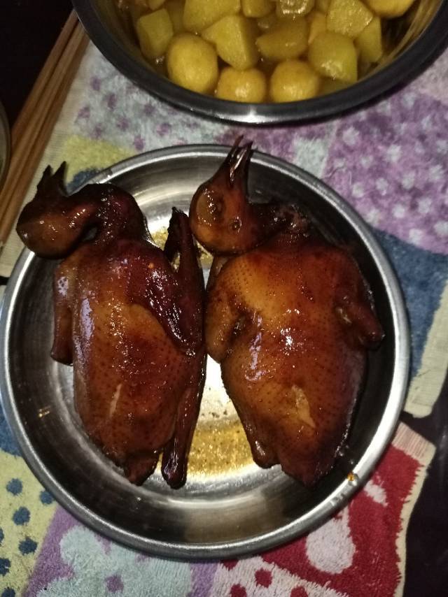 脆皮乳鸽（空气炸锅）