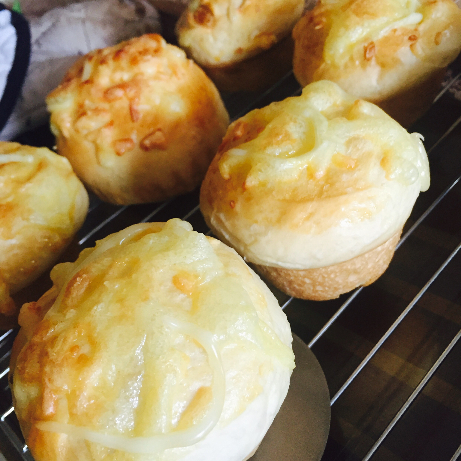 肉松葱香芝士面包