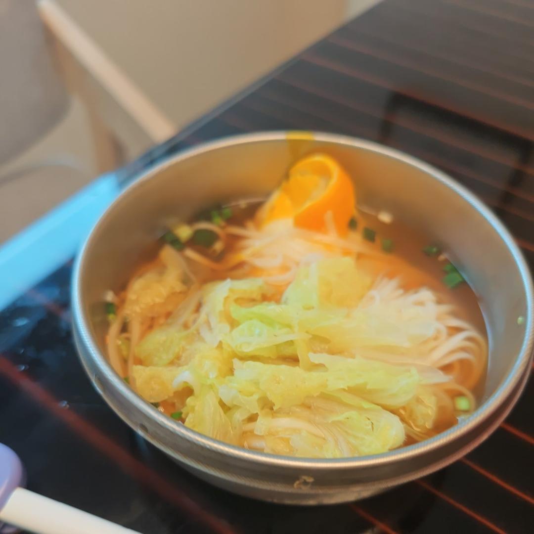 能治感冒的快手阳春面🍜营养热汤面（辛温解表）