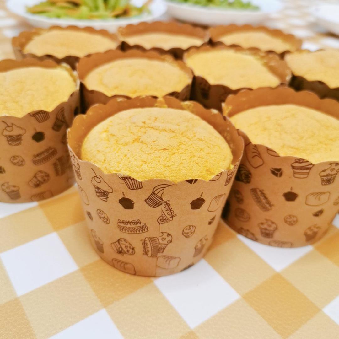 纸杯蛋糕 8寸戚风蛋糕的量