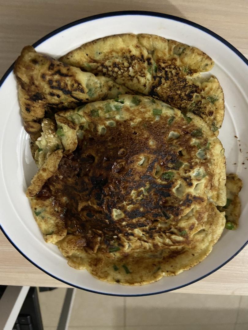 葱花鸡蛋饼