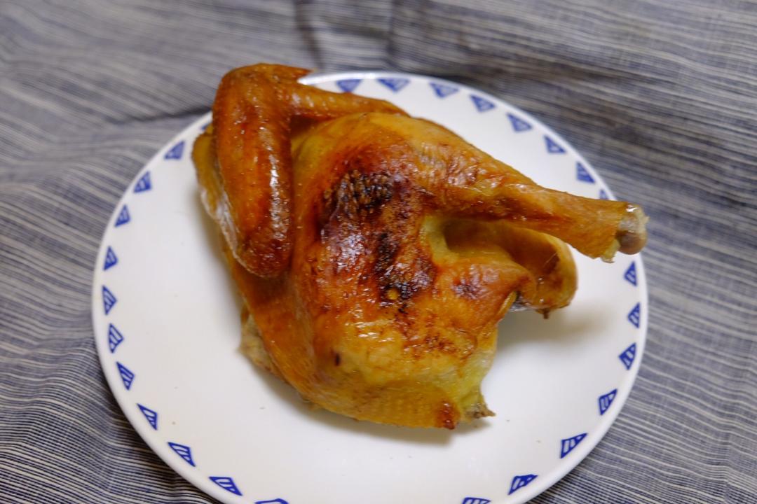 田螺姑娘超级简单不用腌制脆皮烤鸡