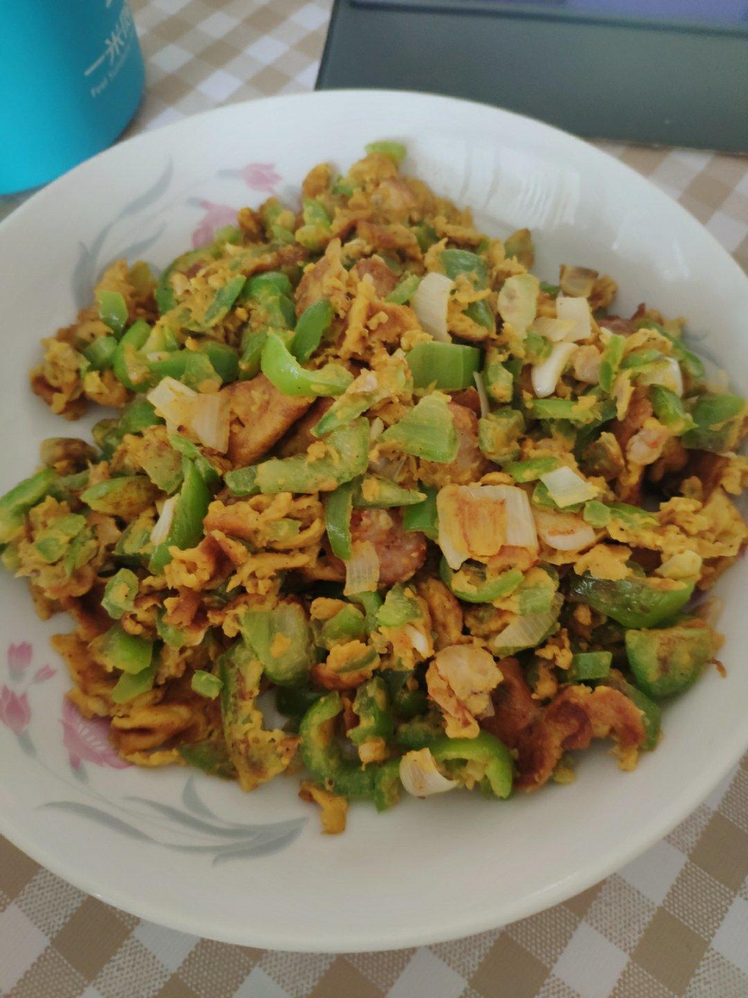 青椒炒鸡蛋