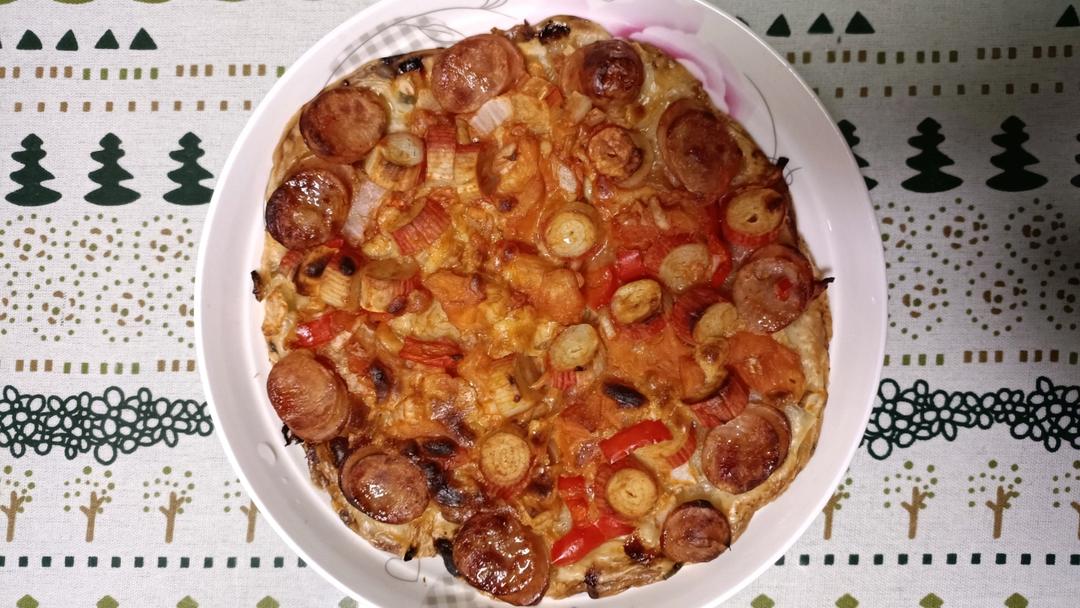 🔥无需和面❗️超好吃手抓饼披萨🍕