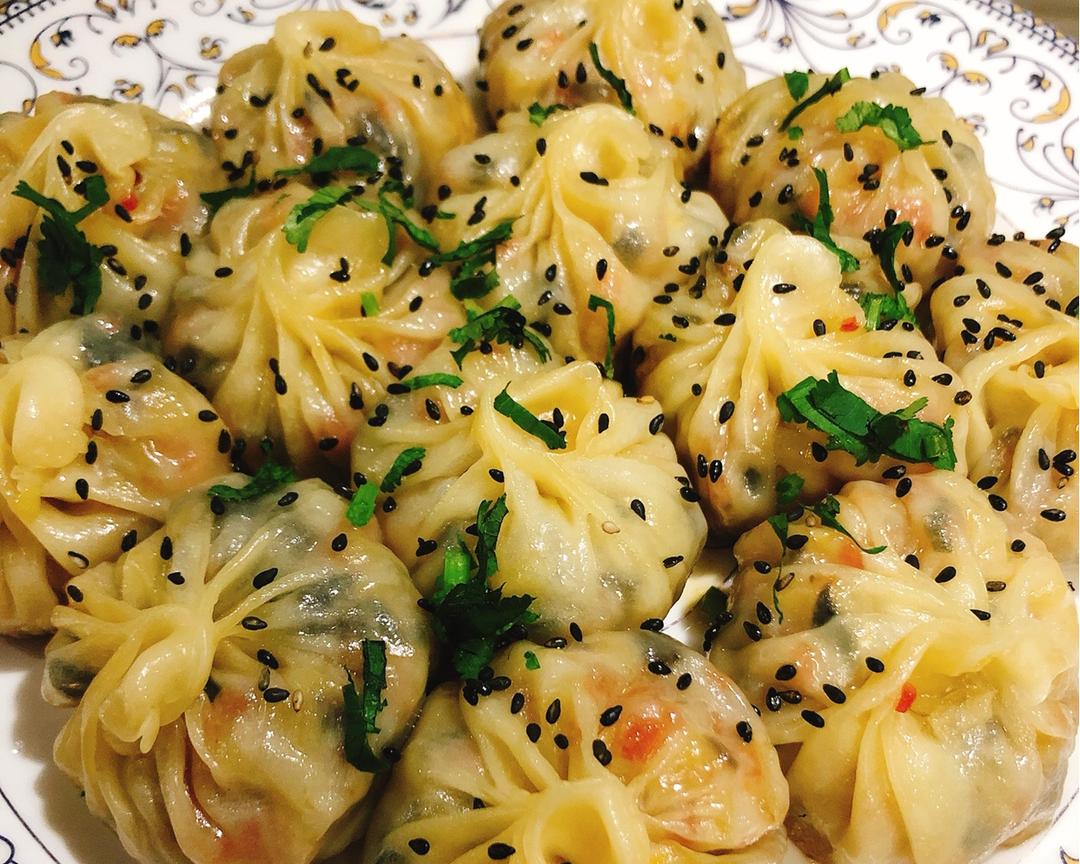 超简单纯素生煎包