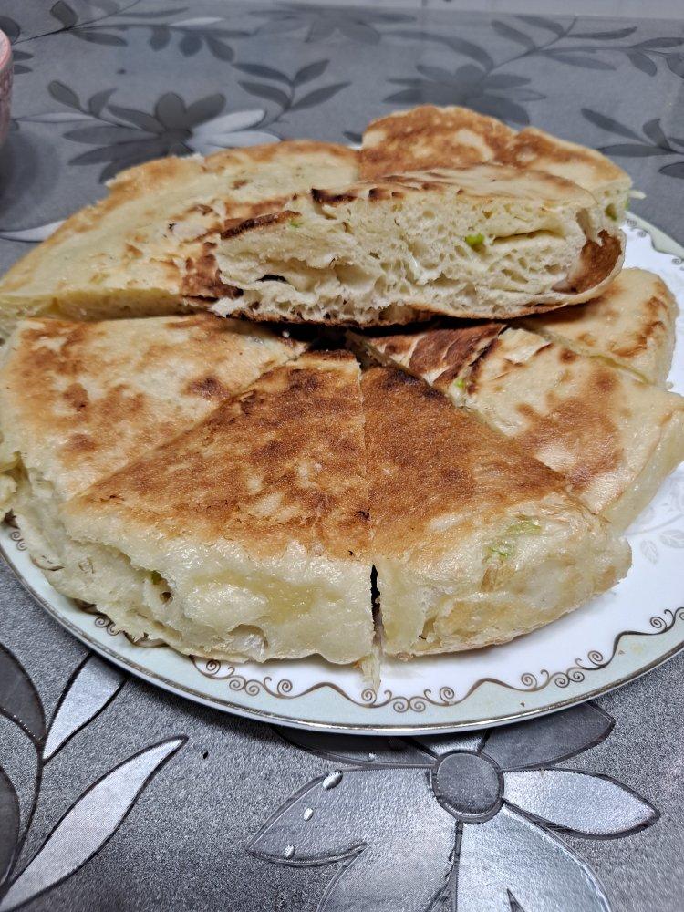 葱油发面饼