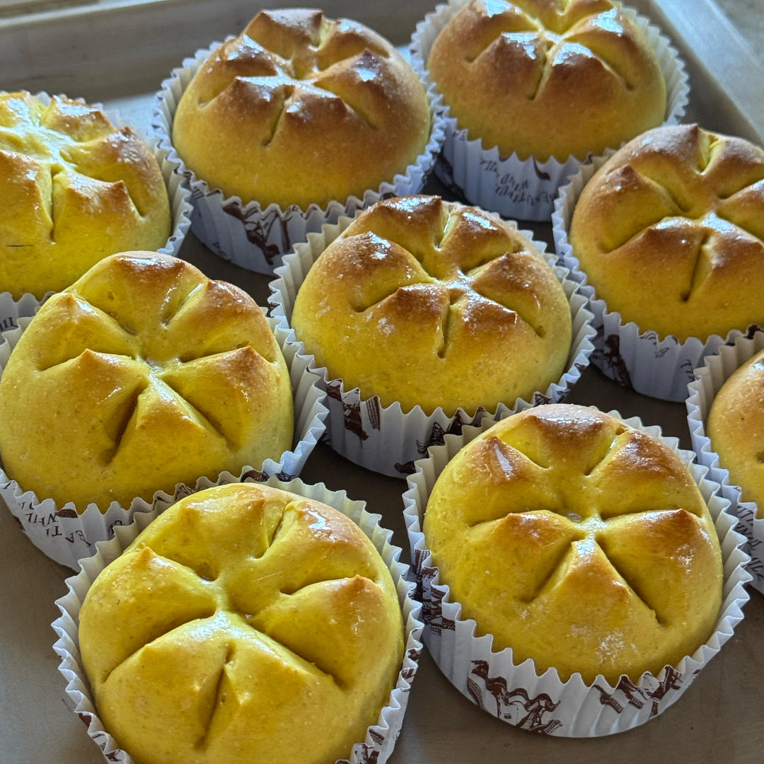 无一滴水的南瓜老面包