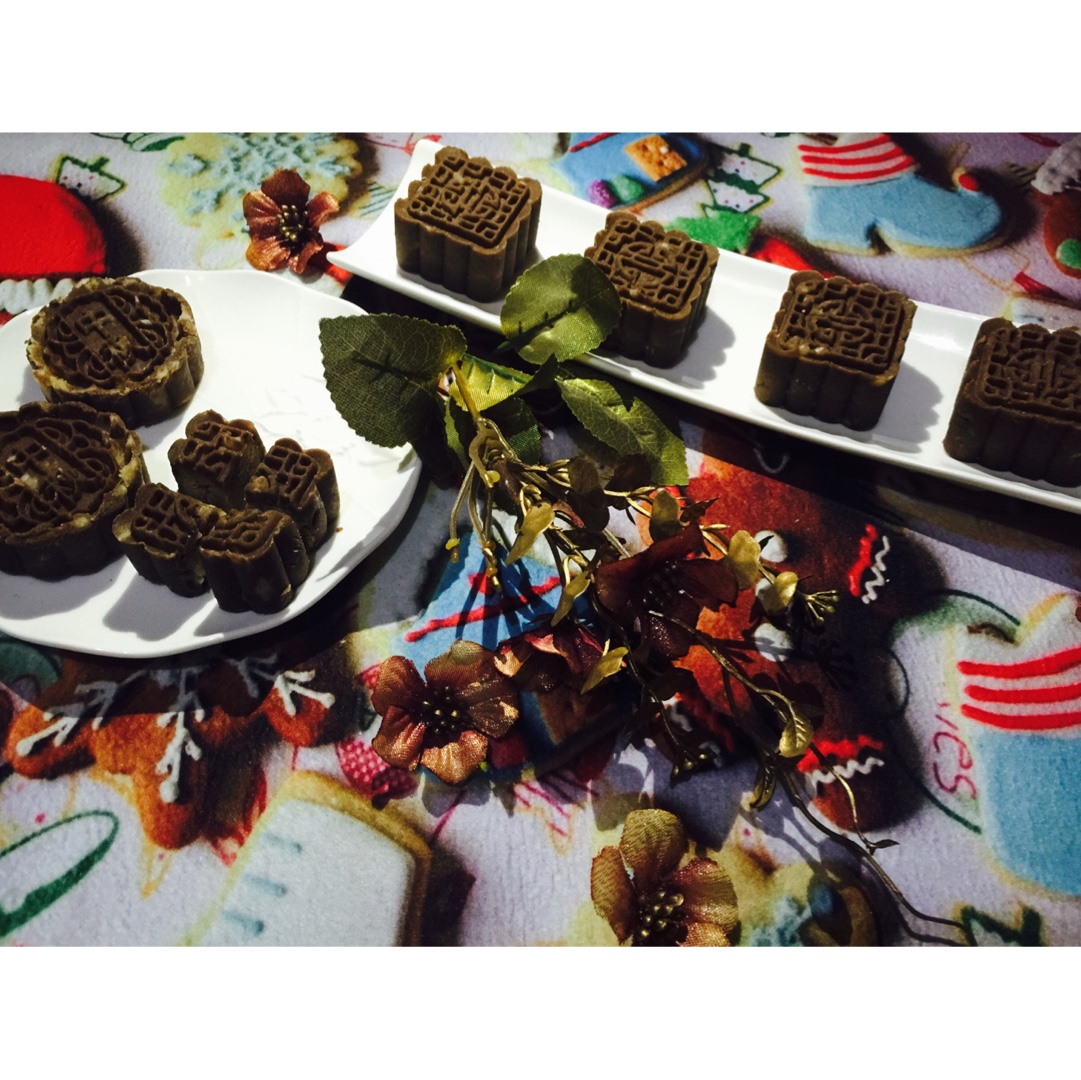 摩卡咖啡月饼(免烤)