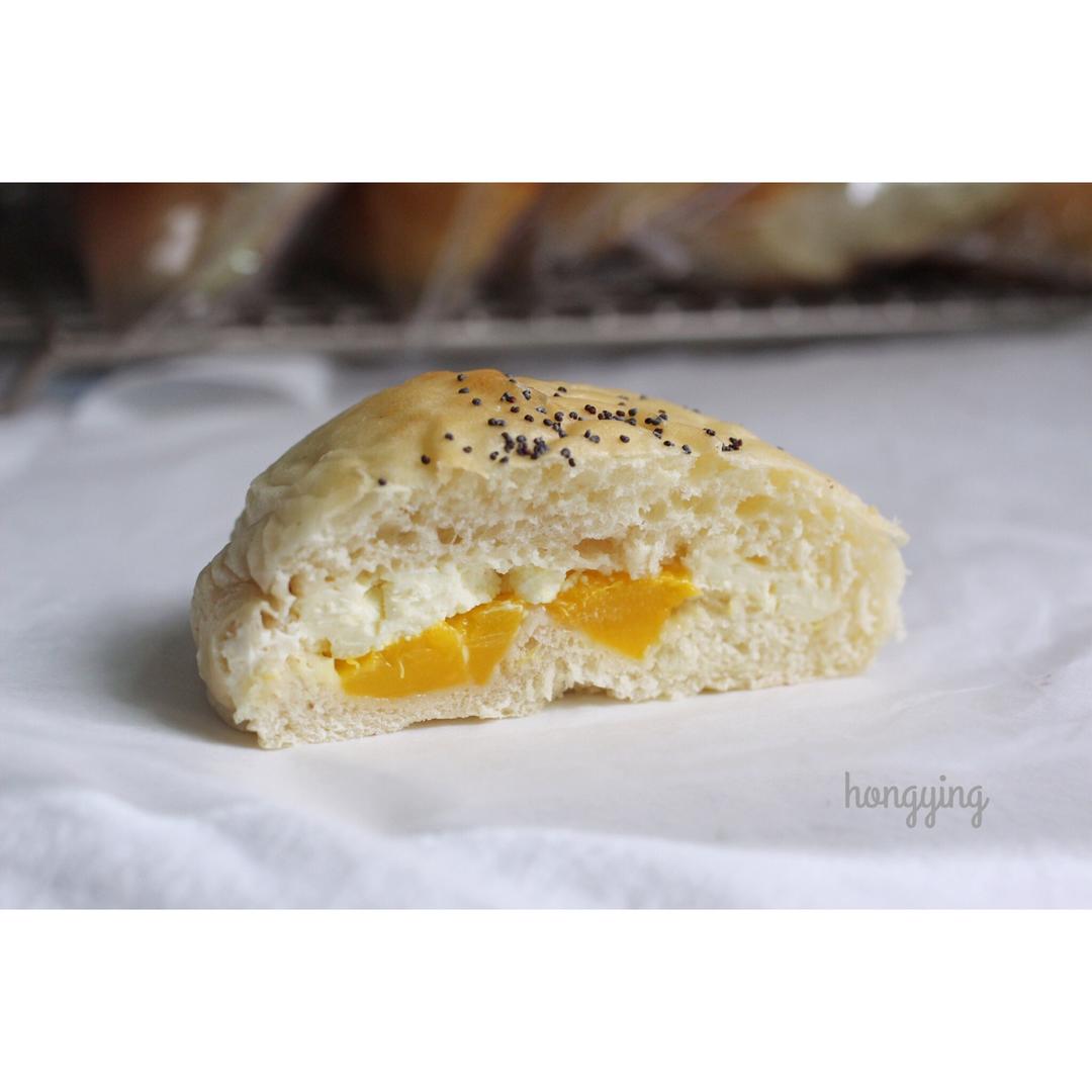 芒果奶酪白面包