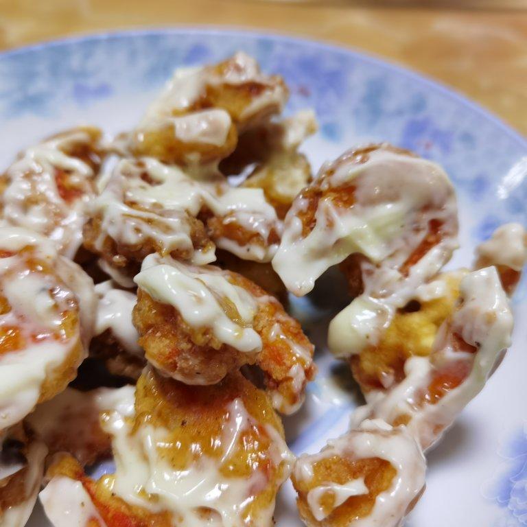 柏悦平替版芥末虾球