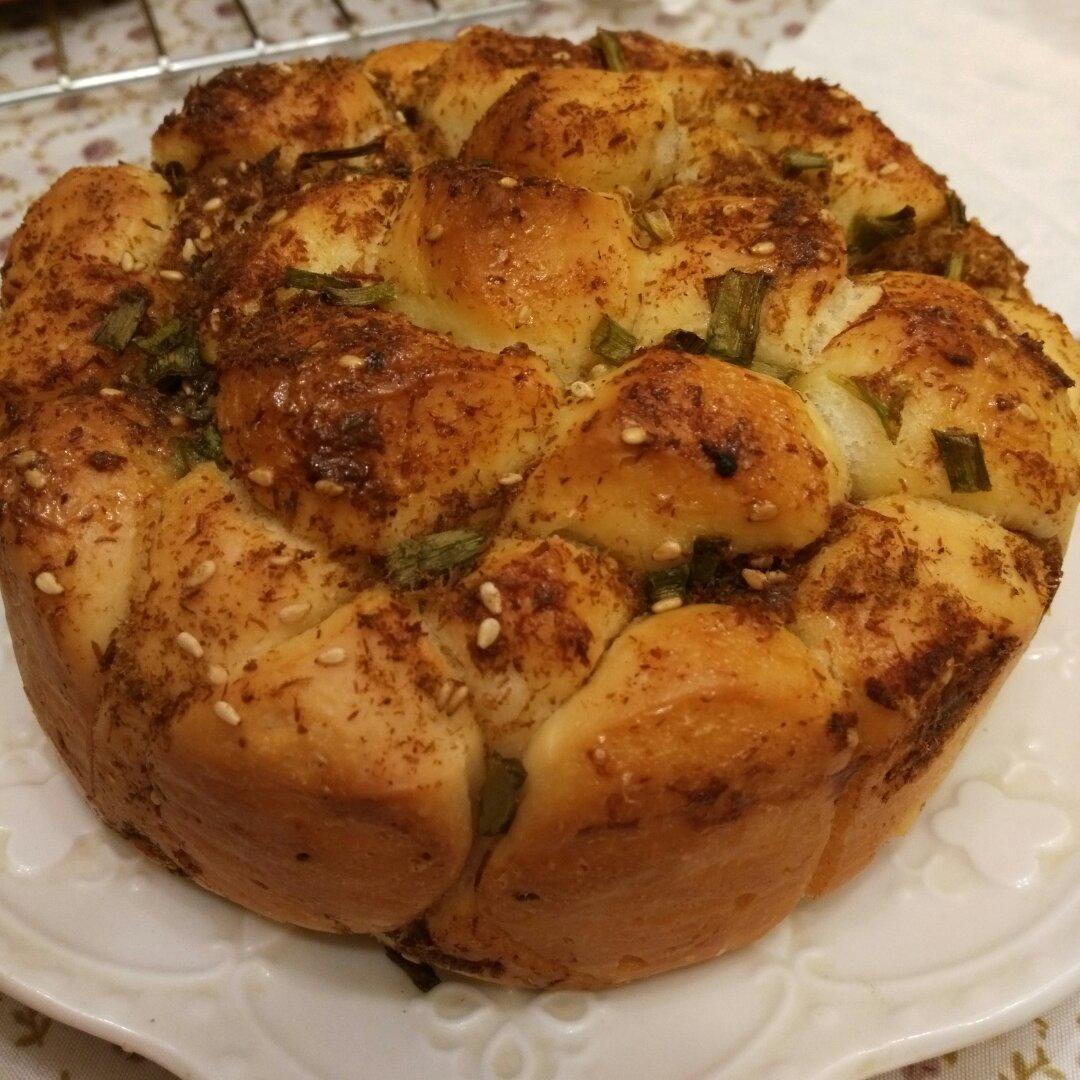 肉松手撕面包—超软会爆浆的面包哟