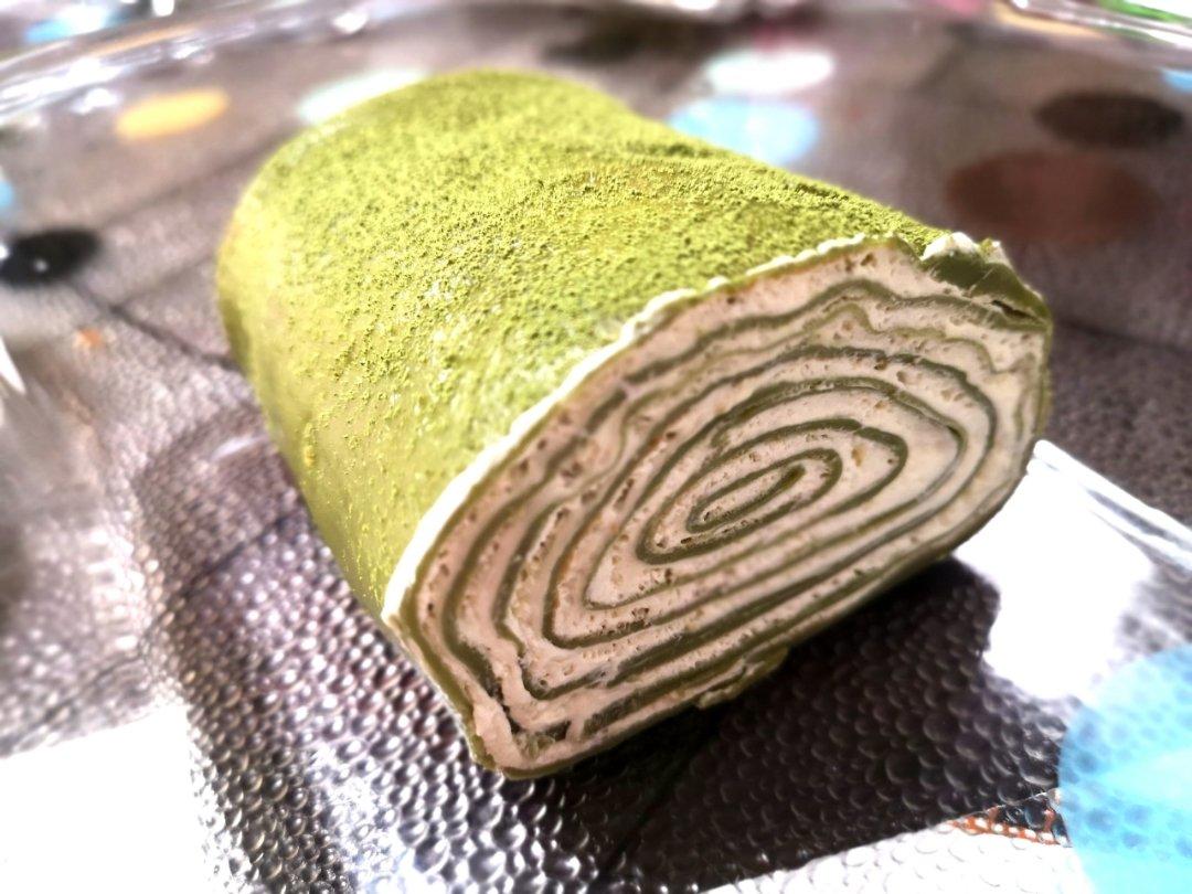抹茶毛巾卷