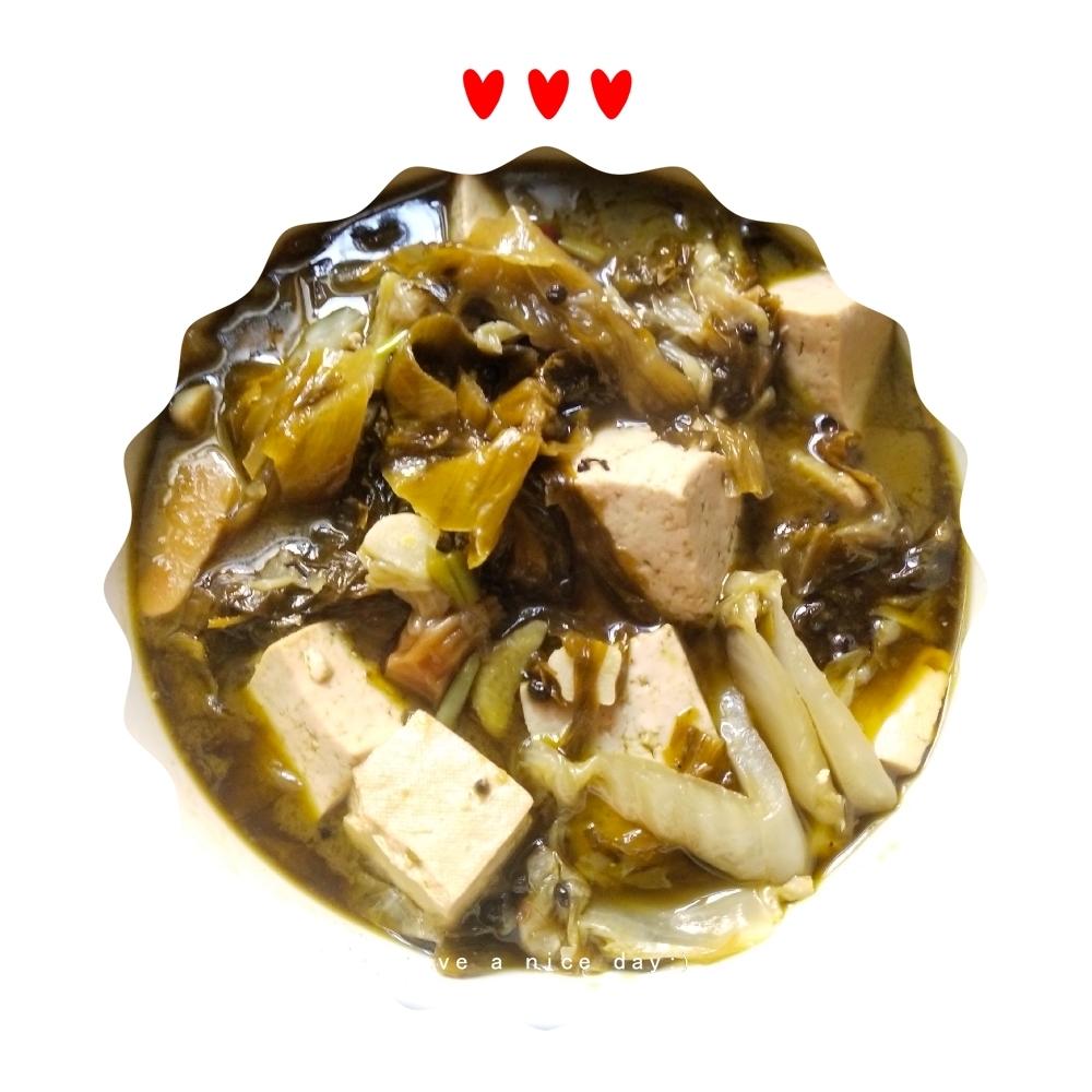 酸菜炖豆腐的做法